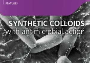 Syntheic colloids with antimictobial action